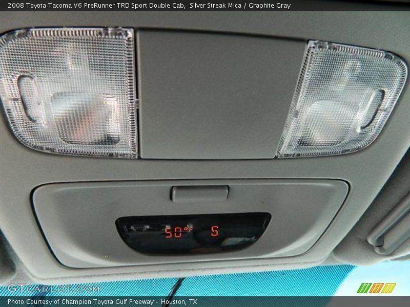 Silver Streak Mica / Graphite Gray 2008 Toyota Tacoma V6 PreRunner TRD Sport Double Cab
