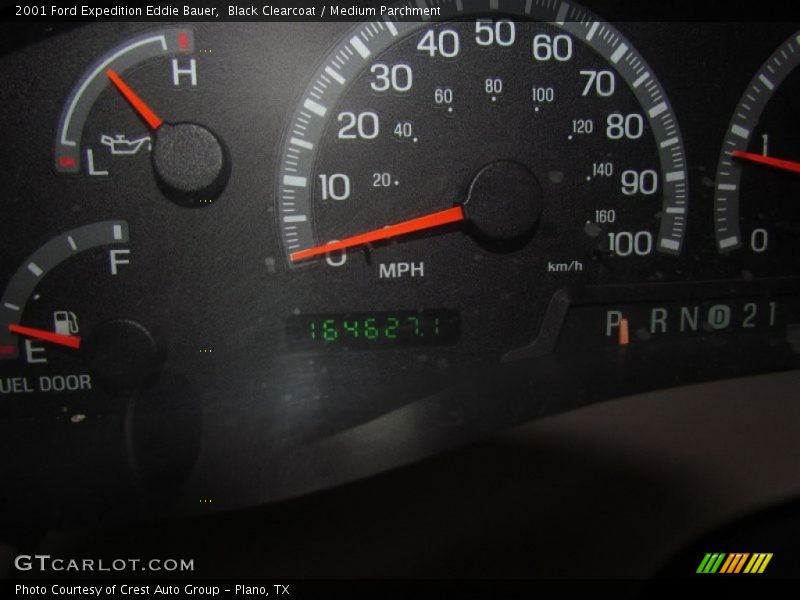Black Clearcoat / Medium Parchment 2001 Ford Expedition Eddie Bauer