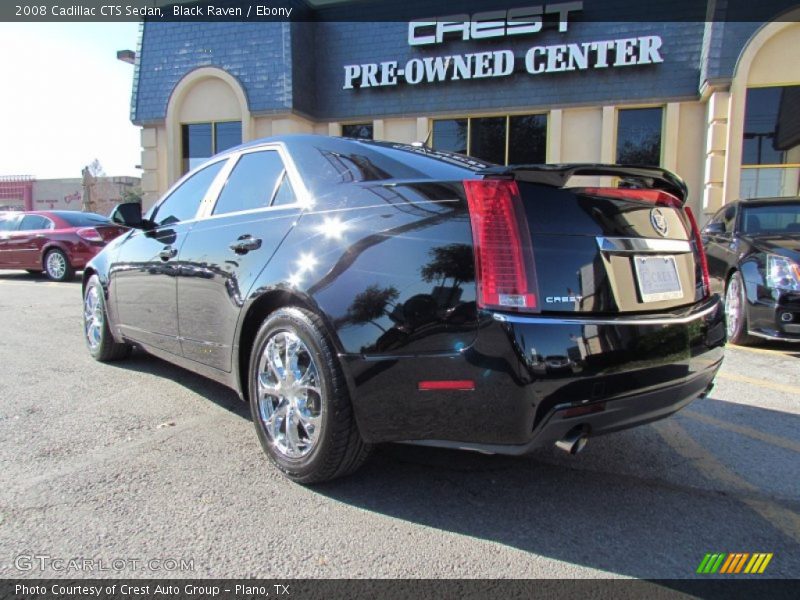 Black Raven / Ebony 2008 Cadillac CTS Sedan