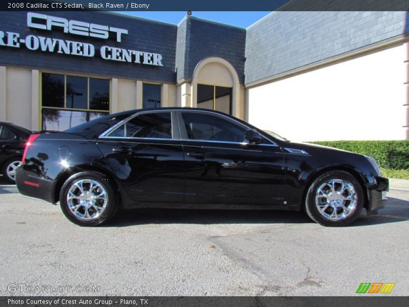 Black Raven / Ebony 2008 Cadillac CTS Sedan