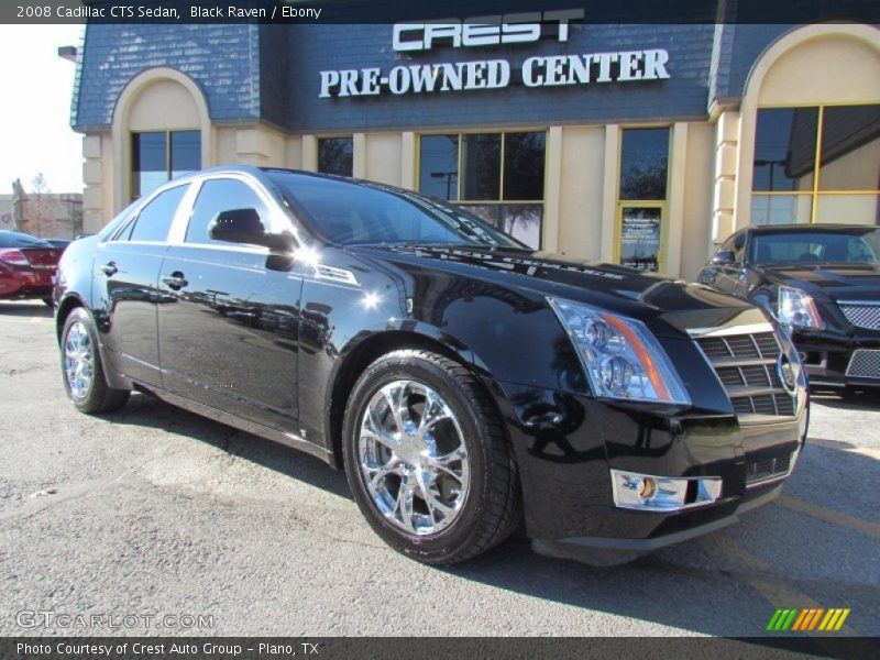 Black Raven / Ebony 2008 Cadillac CTS Sedan
