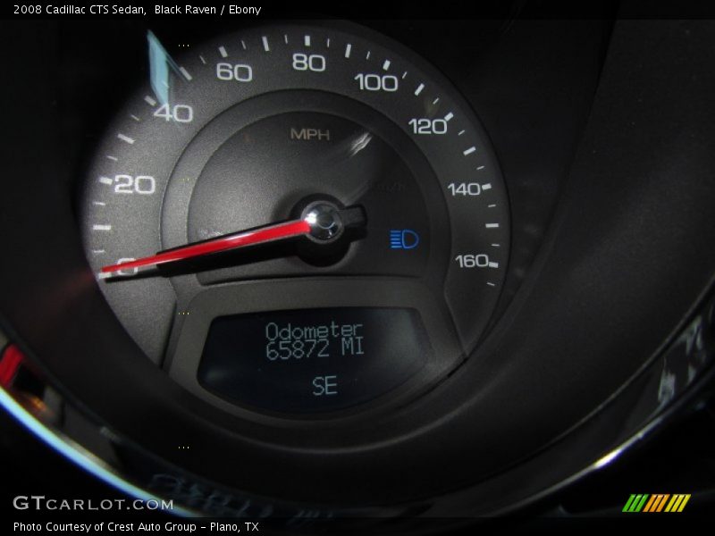 Black Raven / Ebony 2008 Cadillac CTS Sedan