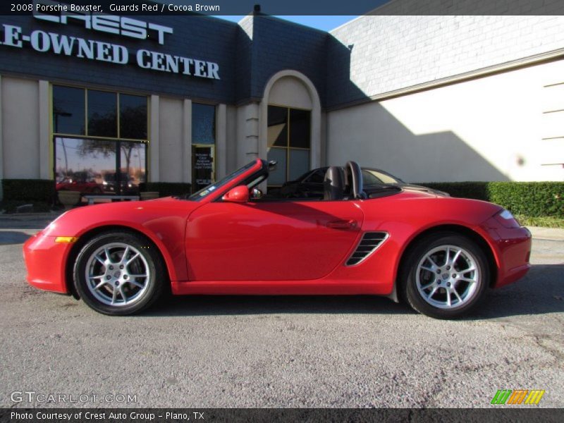 Guards Red / Cocoa Brown 2008 Porsche Boxster