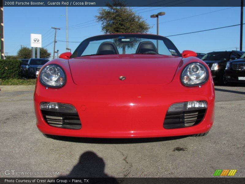 Guards Red / Cocoa Brown 2008 Porsche Boxster