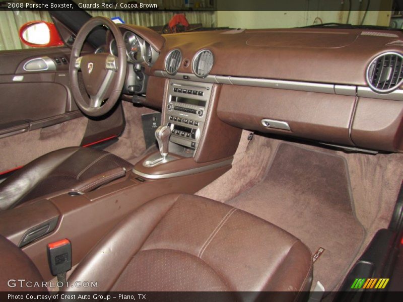 Guards Red / Cocoa Brown 2008 Porsche Boxster