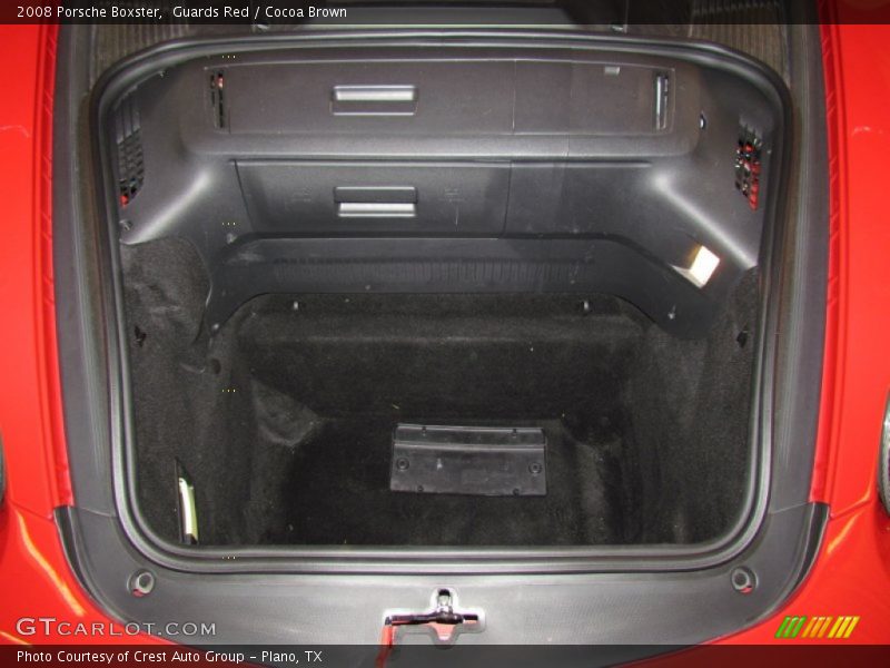 Guards Red / Cocoa Brown 2008 Porsche Boxster