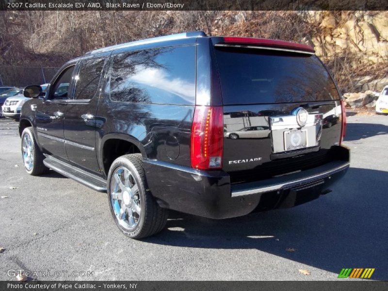 Black Raven / Ebony/Ebony 2007 Cadillac Escalade ESV AWD