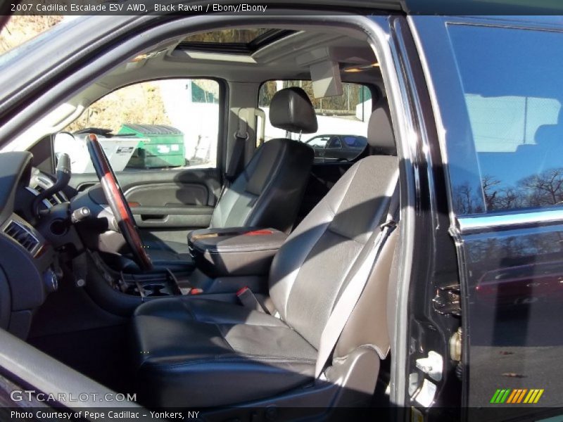 Black Raven / Ebony/Ebony 2007 Cadillac Escalade ESV AWD