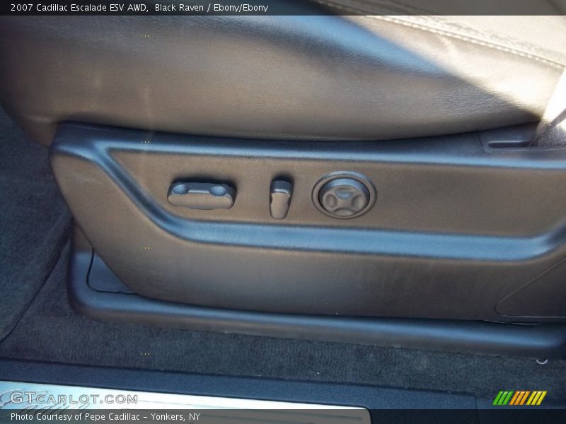 Black Raven / Ebony/Ebony 2007 Cadillac Escalade ESV AWD