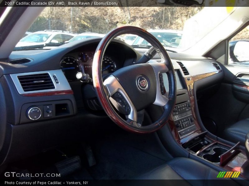 Black Raven / Ebony/Ebony 2007 Cadillac Escalade ESV AWD