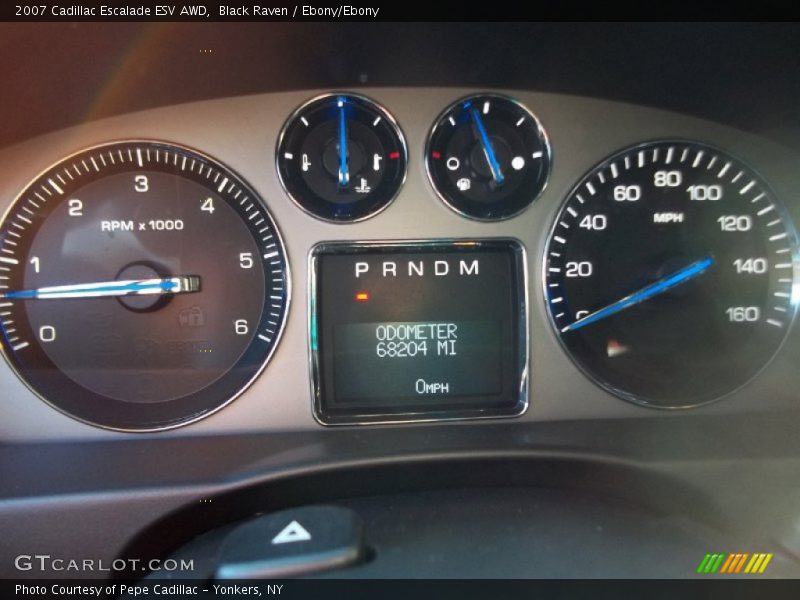 Black Raven / Ebony/Ebony 2007 Cadillac Escalade ESV AWD