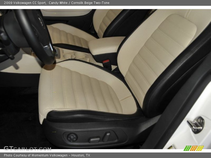 Candy White / Cornsilk Beige Two-Tone 2009 Volkswagen CC Sport