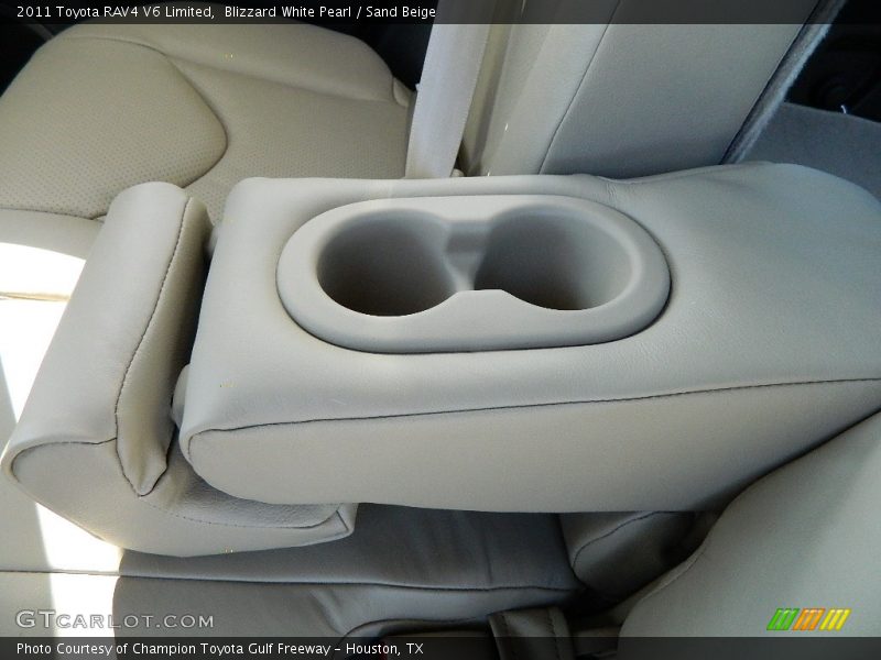 Blizzard White Pearl / Sand Beige 2011 Toyota RAV4 V6 Limited
