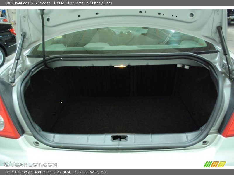 Liquid Silver Metallic / Ebony Black 2008 Pontiac G6 GT Sedan