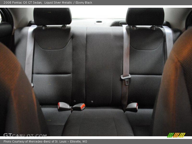Liquid Silver Metallic / Ebony Black 2008 Pontiac G6 GT Sedan