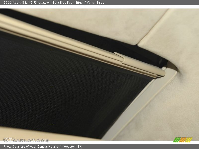 Night Blue Pearl Effect / Velvet Beige 2011 Audi A8 L 4.2 FSI quattro