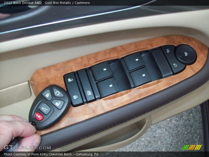 Gold Mist Metallic / Cashmere 2012 Buick Enclave AWD