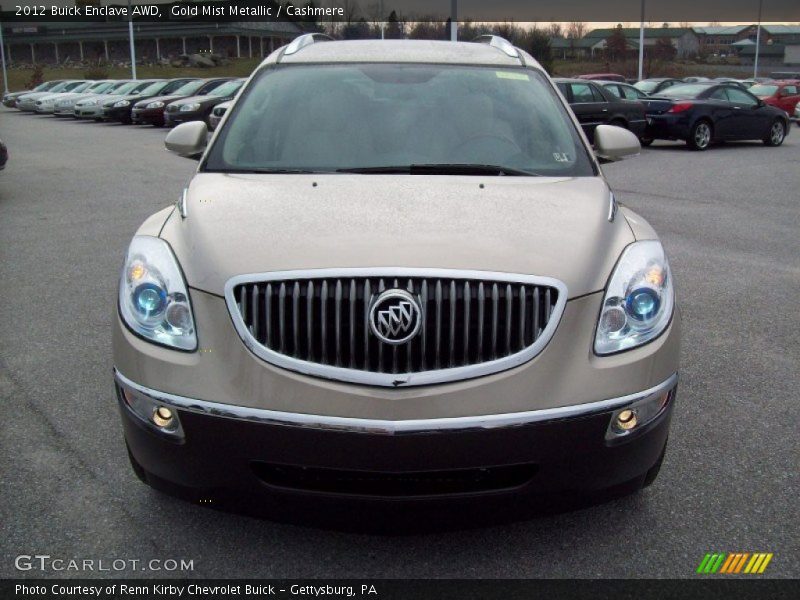 Gold Mist Metallic / Cashmere 2012 Buick Enclave AWD
