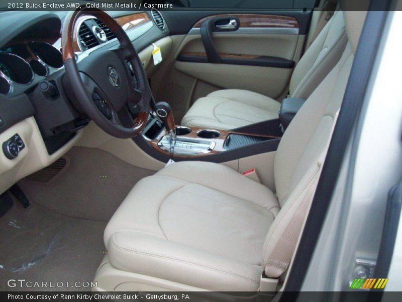 Gold Mist Metallic / Cashmere 2012 Buick Enclave AWD