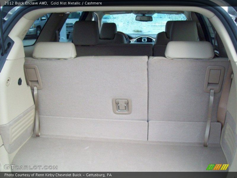 Gold Mist Metallic / Cashmere 2012 Buick Enclave AWD