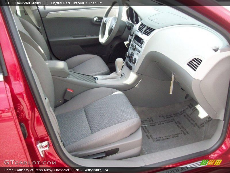 Crystal Red Tintcoat / Titanium 2012 Chevrolet Malibu LT