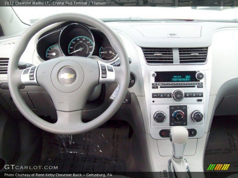 Crystal Red Tintcoat / Titanium 2012 Chevrolet Malibu LT