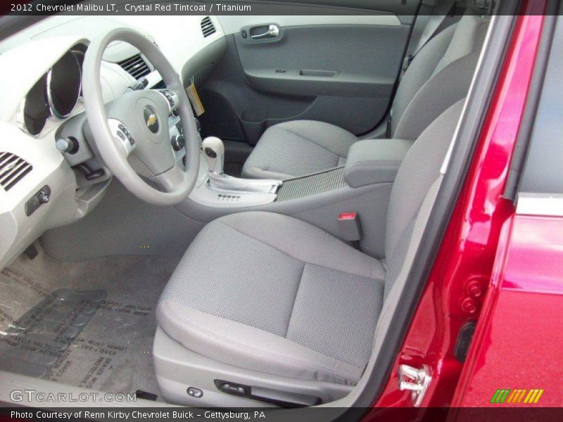 Crystal Red Tintcoat / Titanium 2012 Chevrolet Malibu LT