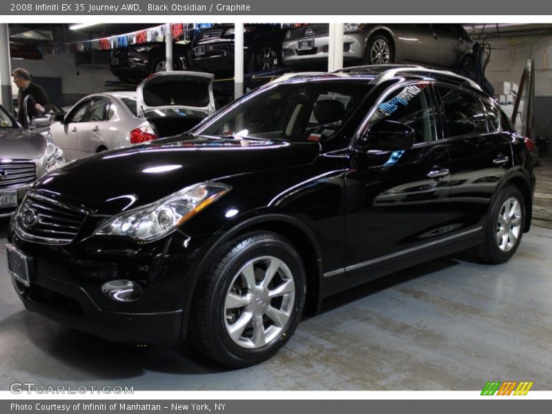 Black Obsidian / Graphite 2008 Infiniti EX 35 Journey AWD