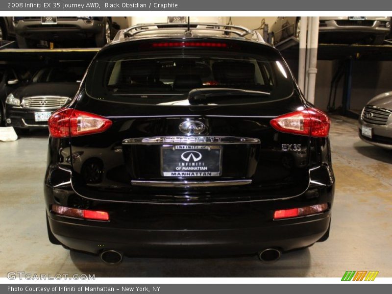 Black Obsidian / Graphite 2008 Infiniti EX 35 Journey AWD