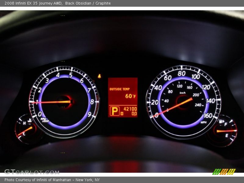 Black Obsidian / Graphite 2008 Infiniti EX 35 Journey AWD
