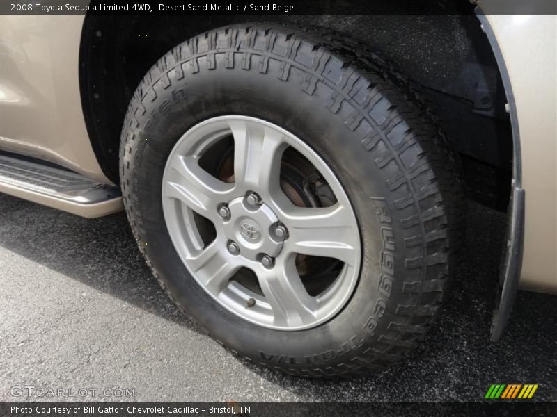 Desert Sand Metallic / Sand Beige 2008 Toyota Sequoia Limited 4WD