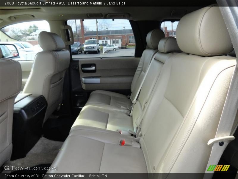Desert Sand Metallic / Sand Beige 2008 Toyota Sequoia Limited 4WD