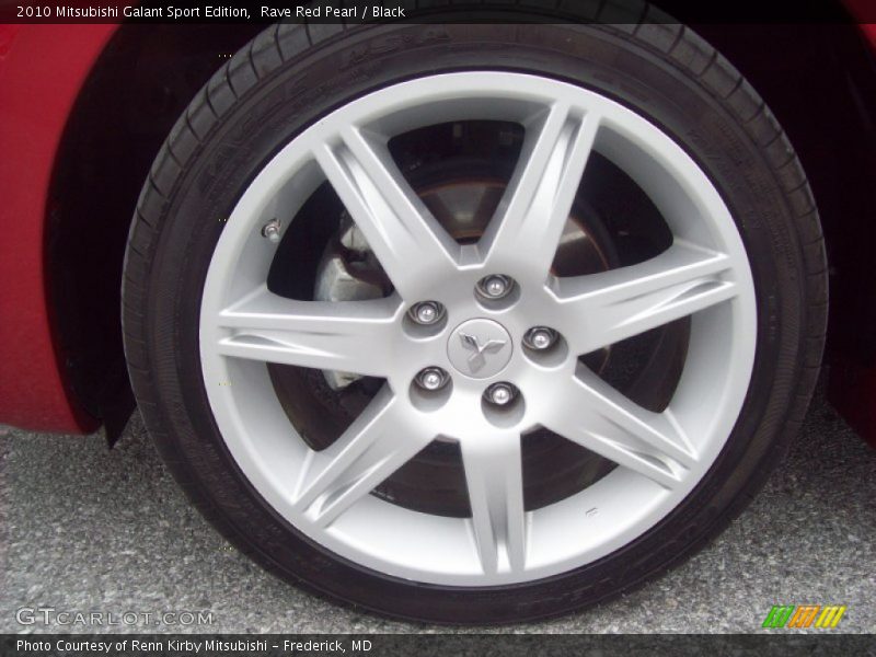 Rave Red Pearl / Black 2010 Mitsubishi Galant Sport Edition