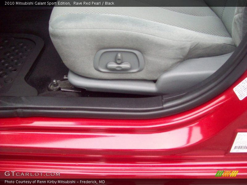 Rave Red Pearl / Black 2010 Mitsubishi Galant Sport Edition