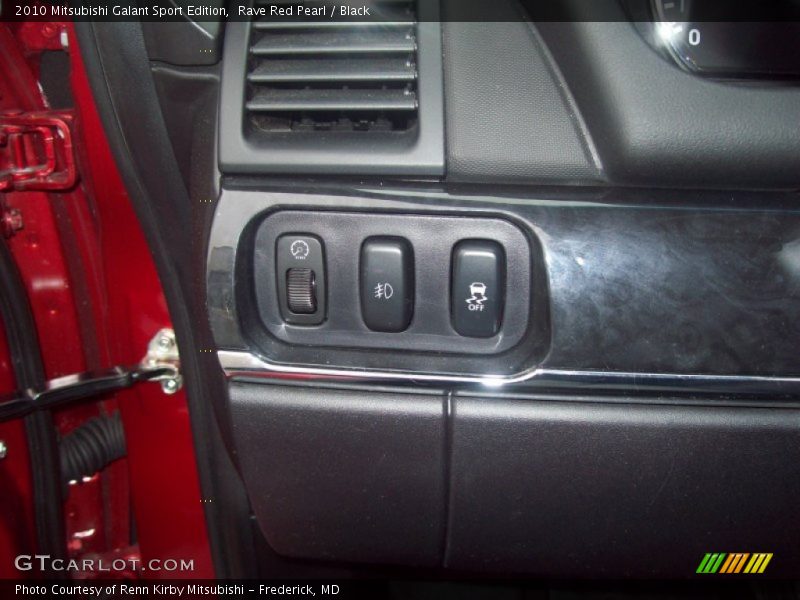 Rave Red Pearl / Black 2010 Mitsubishi Galant Sport Edition