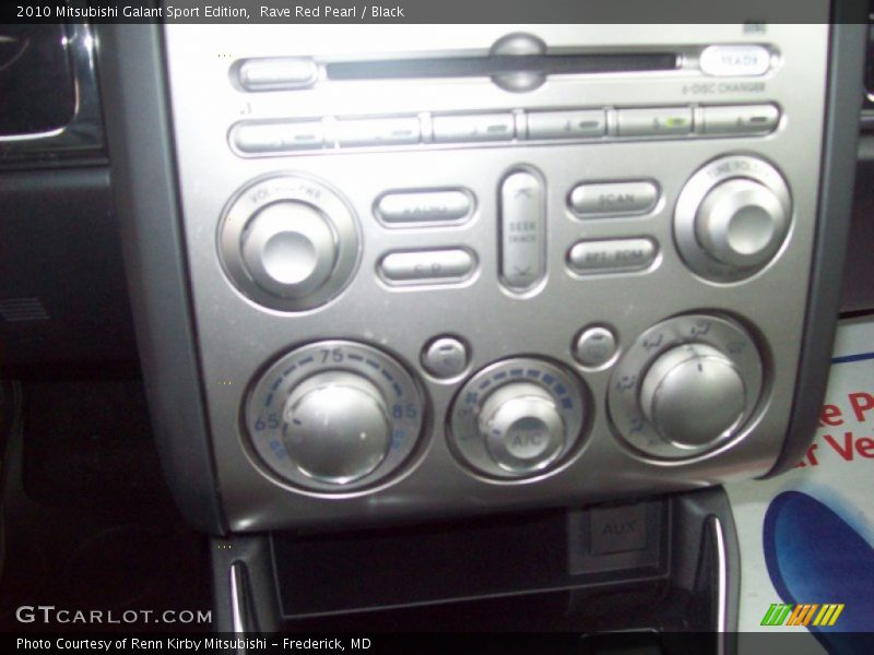 Rave Red Pearl / Black 2010 Mitsubishi Galant Sport Edition