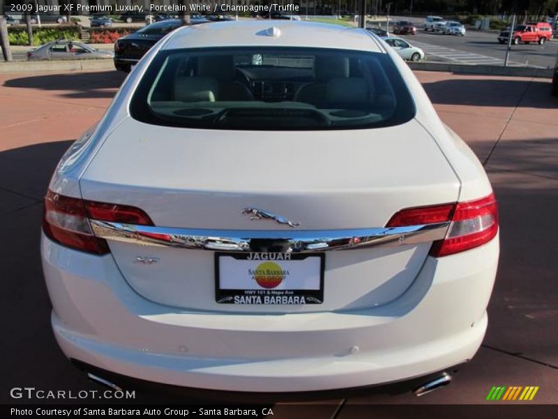 Porcelain White / Champagne/Truffle 2009 Jaguar XF Premium Luxury
