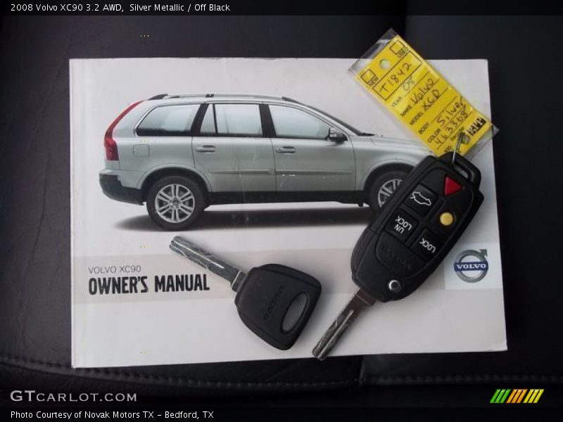 Silver Metallic / Off Black 2008 Volvo XC90 3.2 AWD