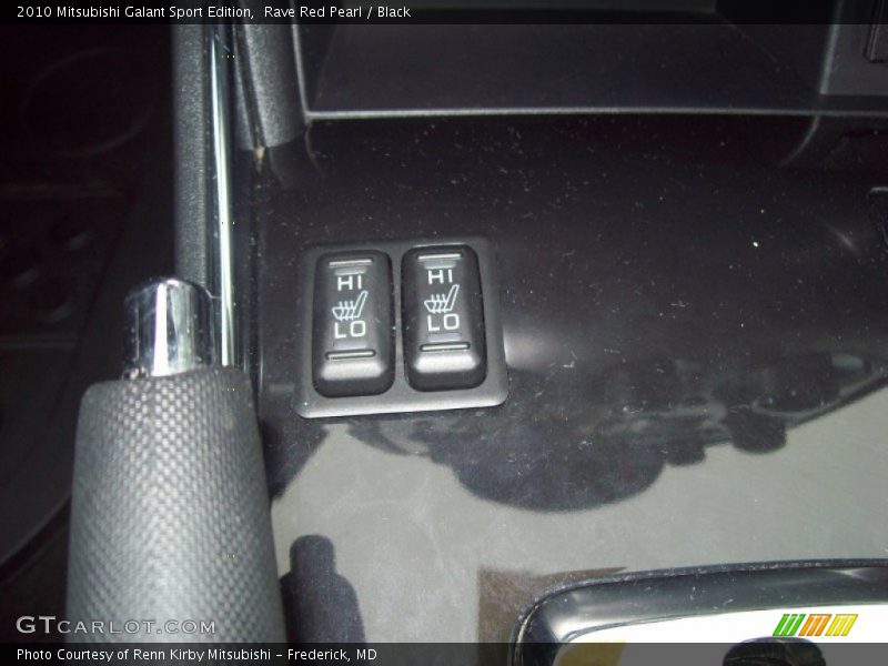 Rave Red Pearl / Black 2010 Mitsubishi Galant Sport Edition
