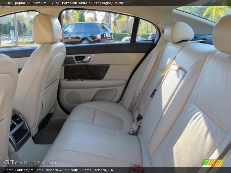 Porcelain White / Champagne/Truffle 2009 Jaguar XF Premium Luxury