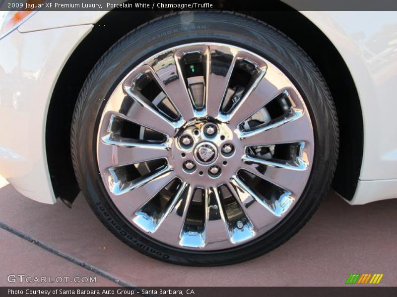 Porcelain White / Champagne/Truffle 2009 Jaguar XF Premium Luxury