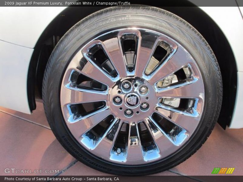 Porcelain White / Champagne/Truffle 2009 Jaguar XF Premium Luxury
