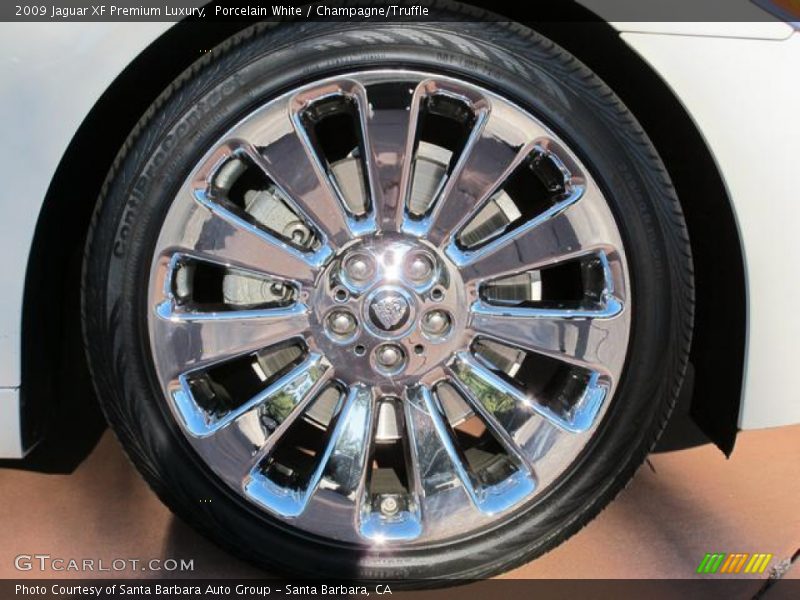 Porcelain White / Champagne/Truffle 2009 Jaguar XF Premium Luxury