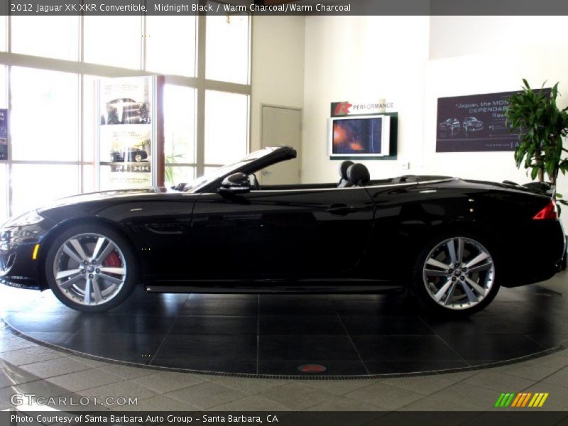 Midnight Black / Warm Charcoal/Warm Charcoal 2012 Jaguar XK XKR Convertible