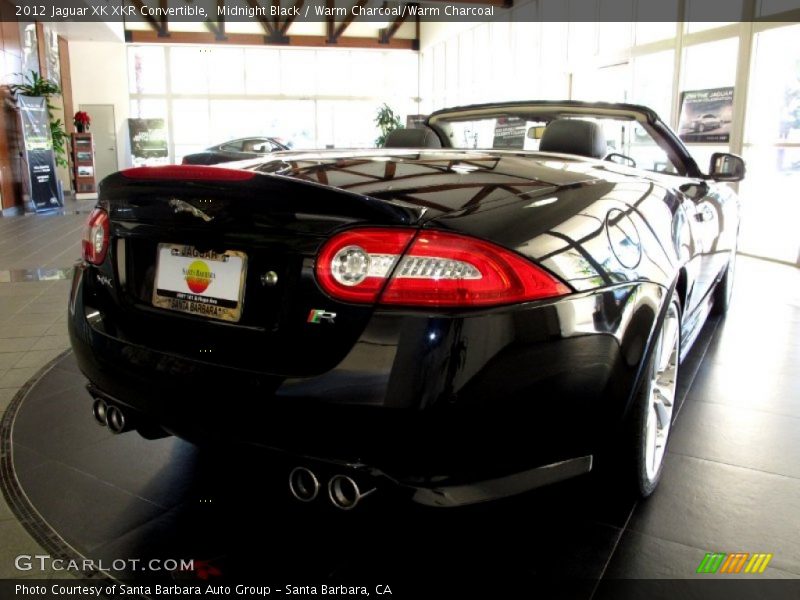 Midnight Black / Warm Charcoal/Warm Charcoal 2012 Jaguar XK XKR Convertible