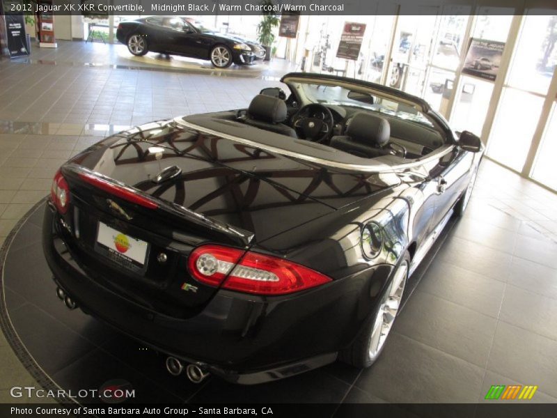 Midnight Black / Warm Charcoal/Warm Charcoal 2012 Jaguar XK XKR Convertible