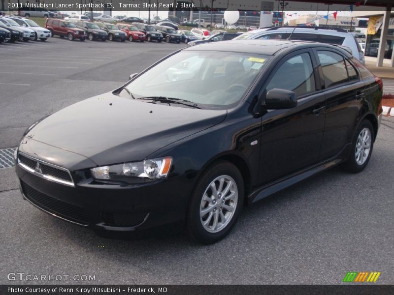 Front 3/4 View of 2011 Lancer Sportback ES