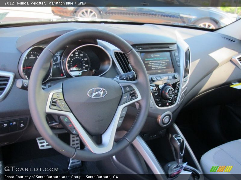 Dashboard of 2012 Veloster 