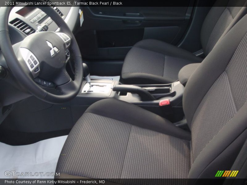  2011 Lancer Sportback ES Black Interior