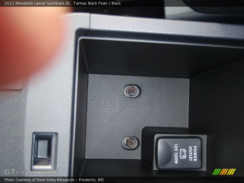 Tarmac Black Pearl / Black 2011 Mitsubishi Lancer Sportback ES